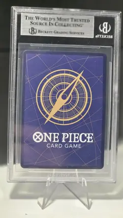 One Piece Card Monkey D. Luffy ST21-014 3rd Anniversary Treasure EN - BGS 9 - Image 2