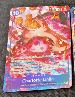 One Piece En Card Game Carte Holo Charlotte Linlin OP11-073 Alt English NM - Image 1