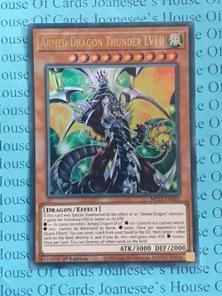 Armed Dragon Thunder LV10 MP22-EN001 Ultra Rare Yu-Gi-Oh Card 1st Edition New - Image 1