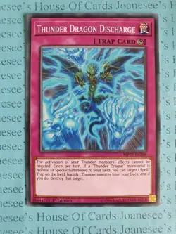 Thunder Dragon Discharge MP19-EN208 Common Yu-Gi-Oh Card 1st Edition New - Image 1