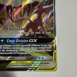 Espeon & Deoxys GX TAG TEAM Promo Holo SM240 English Pokemon TCG MP - Image 4