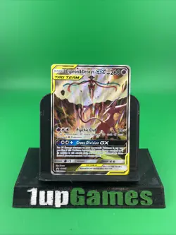 Espeon & Deoxys GX SM240 TAG TEAM Black Star Promo Pokemon TCG English LP - Image 1