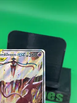 Espeon & Deoxys GX SM240 TAG TEAM Black Star Promo Pokemon TCG English LP - Image 4