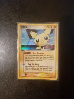 Pokemon TCG RARE 2007 Holo reverse EX Power Keepers Pichu 21/108 - Image 3