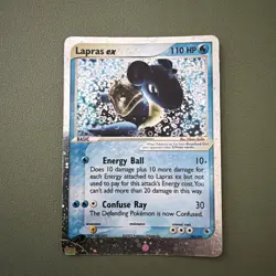 Pokemon TCG Lapras EX Holo Ultra Rare Card Ruby and Sapphire 99/109 - Image 1