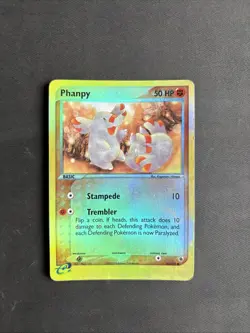 Pokemon TCG Phanpy EX Ruby Sapphire 62/109 Reverse Holo Common 2003 Nintendo - Image 1