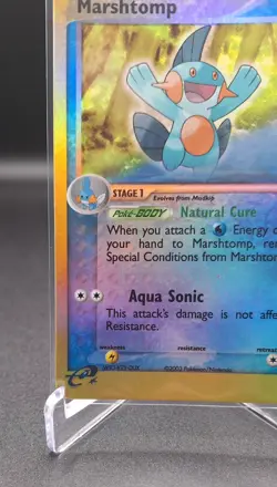 Marshtomp - EX Ruby & Sapphire 41/109 2003 - E Reader - Pokemon - Reverse Holo - Image 5