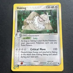 Pokemon TCG Slaking EX Ruby Sapphire 12/109 Holo Rare - NM/LP fast shipping - Image 1