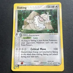 Pokemon TCG Slaking EX Ruby Sapphire 12/109 Holo Rare - NM/LP fast shipping - Image 2