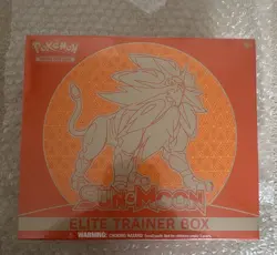 Pokemon TCG Sun & Moon Solgaleo Elite Trainer Box English 2017 - Sealed - Image 1