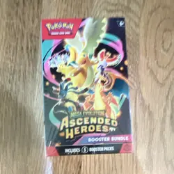 Pokemon TCG Mega Evolution: Ascended Heroes Booster Bundle Box (6 Packs) English - Image 2
