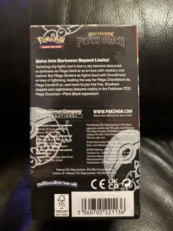 Pokemon TCG Mega Evolution – Pitch Black Sealed Booster Box 18 Packs English - Image 2