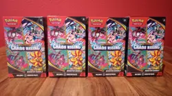 Pokemon TCG Chaos Rising Booster Bundle Lot of 4 Factory Sealed Mega Evolution - Image 1