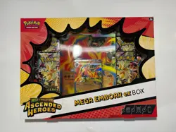 Pokemon TCG Ascended Heroes Mega Emboar EX Box. FACTORY SEALED. - Image 1