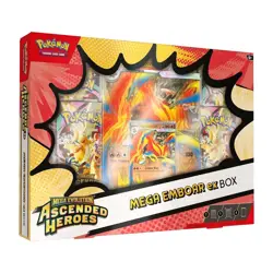 Pokemon TCG Ascended Heroes Mega Emboar EX Box. FACTORY SEALED. - Image 2