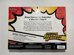 Pokemon TCG Ascended Heroes Mega Emboar EX Box. FACTORY SEALED. - Image 3