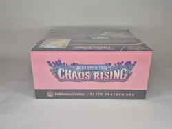 Pokemon Center Chaos Rising ETB Factory Sealed Box Brand New - Image 3