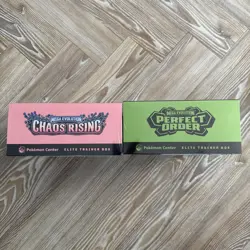 1 x Perfect Order Pokemon Center ETB and 1 x Chaos Rising Pokemon Center ETB - Image 3