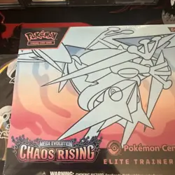 Pokemon Chaos Rising Pokemon Center ETB and Booster Box - Image 2
