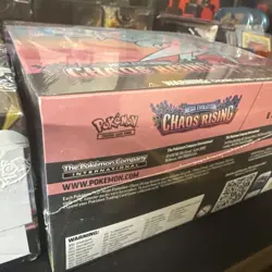 Pokemon Chaos Rising Pokemon Center ETB and Booster Box - Image 3