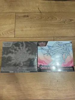 Chaos Rising & Pitch Black Pokemon Center PC ETB Elite Trainer Box Bundle - Image 1
