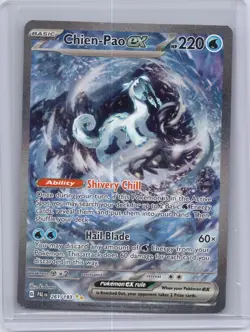 Chien-Pao ex 261/193 Special Illustration Rare Paldea Evolved Pokemon Holo NM - Image 1