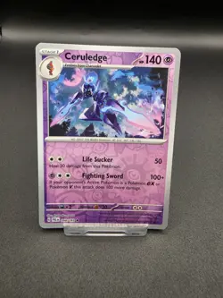 Pokemon TCG Paldea Evolved Ceruledge Holo Rare Card 098/193 Near Mint NM - Image 1