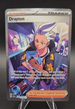 Pokemon TCG Drayton Full Art Trainer 244/191 Surging Sparks Near Mint NM - Image 1