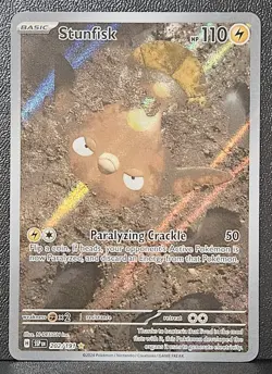 Stunfisk - 202/191 - Illustration Rare - Surging Sparks - Pokemon Card - NM/M - Image 1