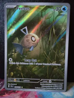 Feebas 198/191 Illustration Rare Surging Sparks Pokemon Holo Near Mint - Image 1