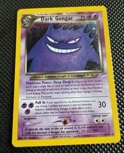 Pokemon TCG Dark Gengar 6/105 Neo Destiny Holo Rare Unlimited 70 HP EN - Image 1