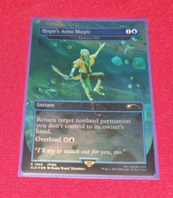Magic the Gathering Cyclonic Rift Foil Secret Lair Final Fantasy Used - Image 1