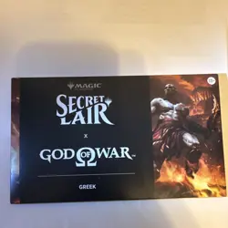 Magic: The Gathering Secret Lair x God of War Greek Limited Ed Sealed Box 5 - Image 1