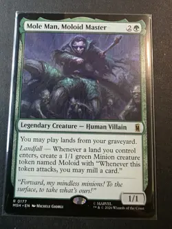 magic the gathering, super heroes, mole man, moloid master, MSH R 0177 NON FOIL - Image 1