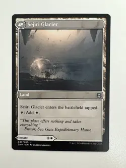 Sejiri Shelter / Glacier MTG Magic the Gathering Card NM Near Mint ZNR - Image 2