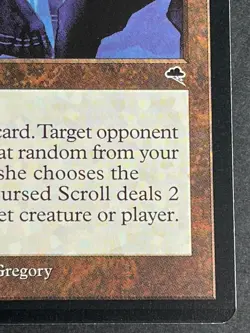 MTG Cursed Scroll Tempest Rare Near Mint NM Magic The Gathering - Image 4