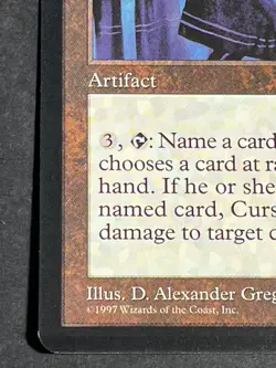 MTG Cursed Scroll Tempest Rare Near Mint NM Magic The Gathering - Image 5