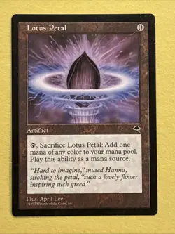 Lotus Petal - Magic: The Gathering - Tempest - Light Play - Image 1
