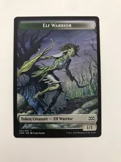 Elf Warrior Token 021 MTG Magic the Gathering Card NM Near Mint 2XM - Image 1