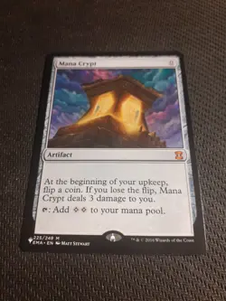 MTG Magic the Gathering Mana Crypt (225/265) Eternal Masters - Image 1