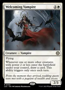 Welcoming Vampire 140 LCC NM MTG Magic the Gathering - Image 1