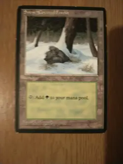 10 Snow-covered lands from Magic: the Gathering: Ice Age - Image 4