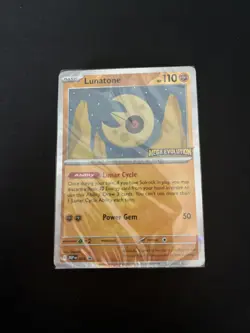 Mega Evolution Lunatone Prerelease Build and Battle Deck Sealed Pokemon TCG - Image 1