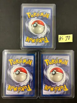 3 card Lot Pokemon Dark Jolteon, Dark Vaporeon, Dark Flareon Team Rocket (AS 70 - Image 2