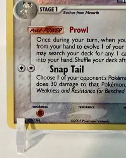 Persian 50/113 Ex Delta Species Stamped Holo Uncommon 2005 Pokemon TCG LP - Image 4