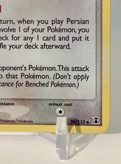 Persian 50/113 Ex Delta Species Stamped Holo Uncommon 2005 Pokemon TCG LP - Image 5