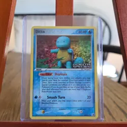 Pokemon TCG HOLO Ditto (Squirtle) 40/113 Delta Species Uncommon Stamped - Image 1
