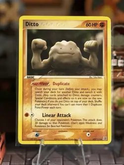 Ditto (Geodude) 62/113 Delta Species Regular Yuka Morii Vintage Pokemon TCG - NM - Image 1
