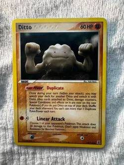 Ditto (Geodude) 62/113 Delta Species Regular Yuka Morii Vintage Pokemon TCG - NM - Image 2