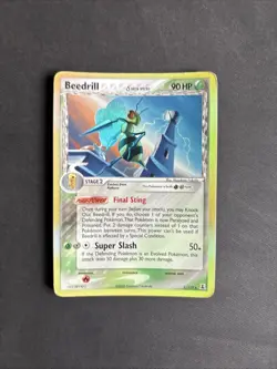 Pokemon TCG Beedrill (Delta Species) EX Delta Species 1/113 Holo Holo Rare 2005 - Image 1